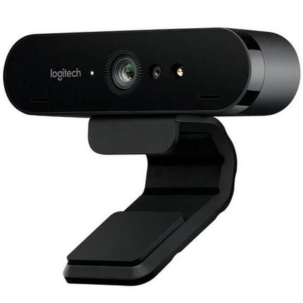 Logitech BRIO 4K Ultra HD Webcam HDR RightLight3 5xHD Zoom Auto Focus Infrared Sensor Video Conferencing Streaming Recording Windows Hello Security