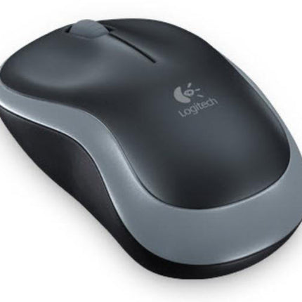 Logitech Wireless Mouse M185, 3 Button, Optical, 1000 DPI, USB Receiver, Scroll Wheel, Colour: Grey, 2.4GHz - Limited Stock