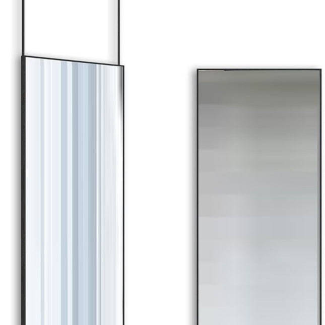 Full-Length Mirror Long Standing for Bedroom and Bathroom (106 x 35 cm, Black)