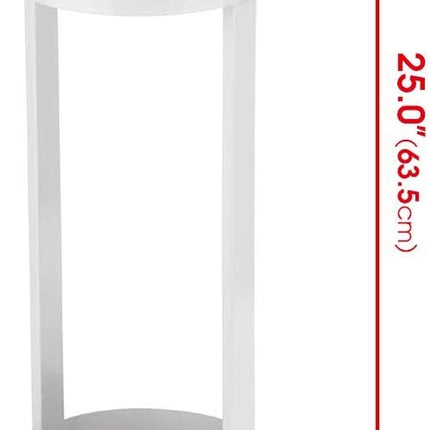 White Steel Umbrella Stand