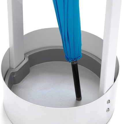 White Steel Umbrella Stand