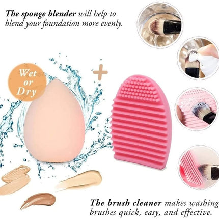Premium Makeup Brushes 16 Pieces (Synthetic Bristle Brush,Eyeshadow Brush Kit and Powder Makeup)