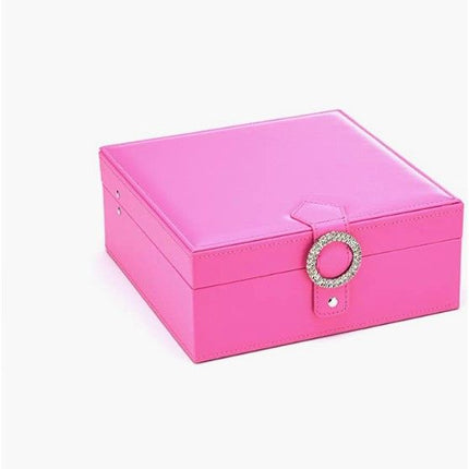 Cubic Buckle Earrings Organizer (Pink)
