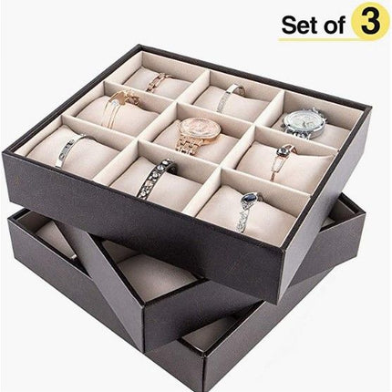 9 Bracelet Storage Tray (Set of 3)