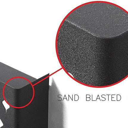 Wall Mount Earring Jewelry Hanger Organizer Holder with 109 Holes and 19 Hooks (Black)