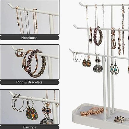 Jewelry Hanger with 3 Iron Bars