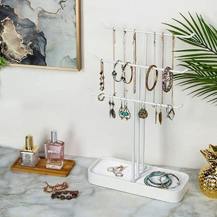 Jewelry Hanger with 3 Iron Bars