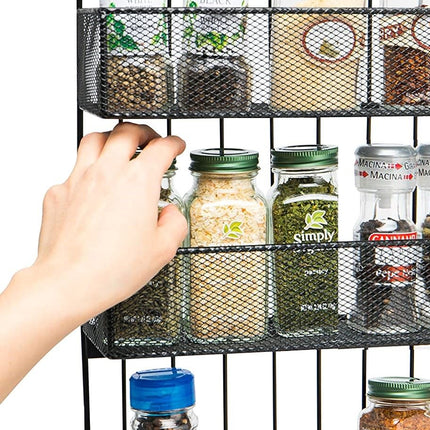 Wall Mount Spice Rack Organizer (5 Tier)