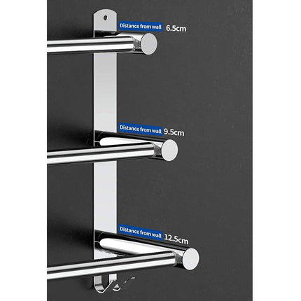Stretchable 45-75 cm Towel Bar for Bathroom and Kitchen (Three Bars)