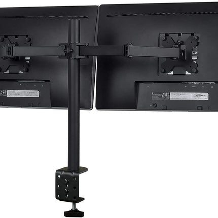 360 Degree Rotation Dual LCD LED Monitor Desk Mount Stand Fits 2 Screens Up to 27"