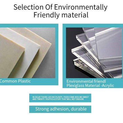 DIY Wall Clock Modern Frameless Large 3D Wall Watch Giant Roman Numerals for Home Living Room and Bedroom (Small)