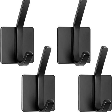 4 Pack Strong Self Adhesive Hooks for Kitchen and Bathroom