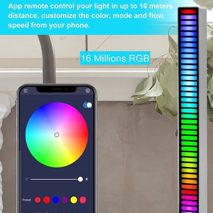 Smart Colorful RGB Music Sync Light Bar with App Control for Gaming, TV and Party (1 Piece)