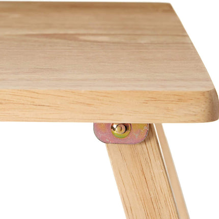Natural Foldable Laptop Desk and Bed Tray Table