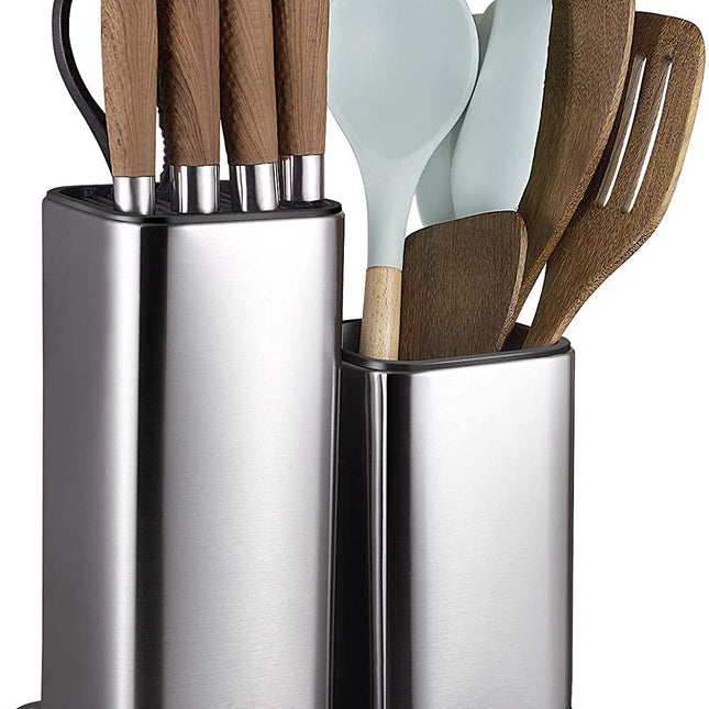 2 in 1 Stainless steel knife holder for kitchen