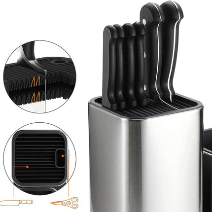2 in 1 Stainless steel knife holder for kitchen