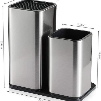 2 in 1 Stainless steel knife holder for kitchen
