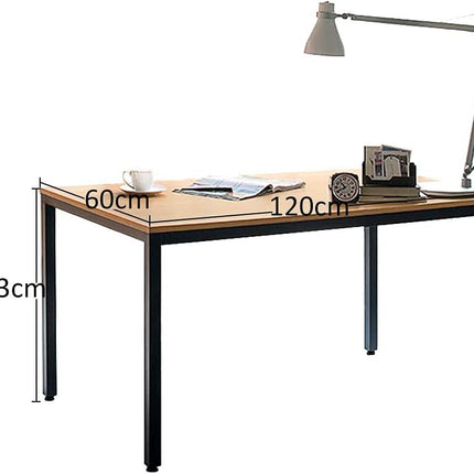 Sturdy and Heavy Duty Foldable Office Computer Desk (Teak, 120cm)