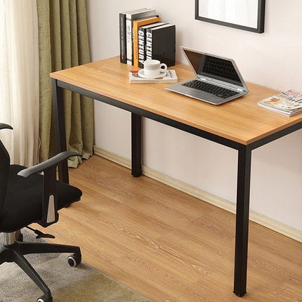 Sturdy and Heavy Duty Foldable Office Computer Desk (Teak, 120cm)