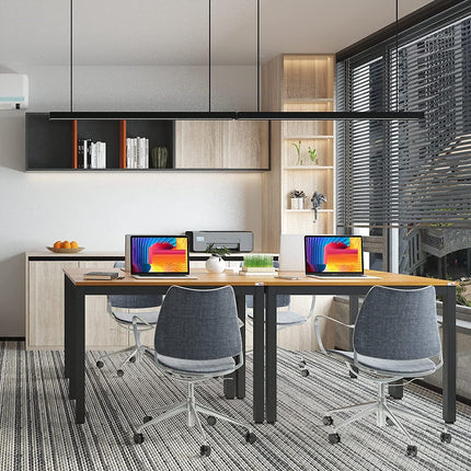 Sturdy and Heavy Duty Foldable Office Computer Desk (Teak, 101cm)