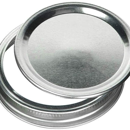 4 Pieces Canning Jars - 480ml Mason Jar Empty Glass Spice Bottles with Airtight Lids and Labels