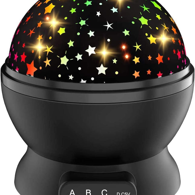 Rotating Star Sky Night Lamp for Kids
