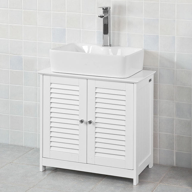 Bathroom Cabinet White 58 x 60 x 34 cm