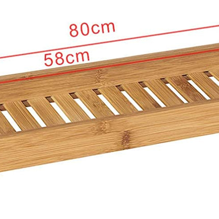 Bamboo Bath Caddy, Tray,Organiser Natural