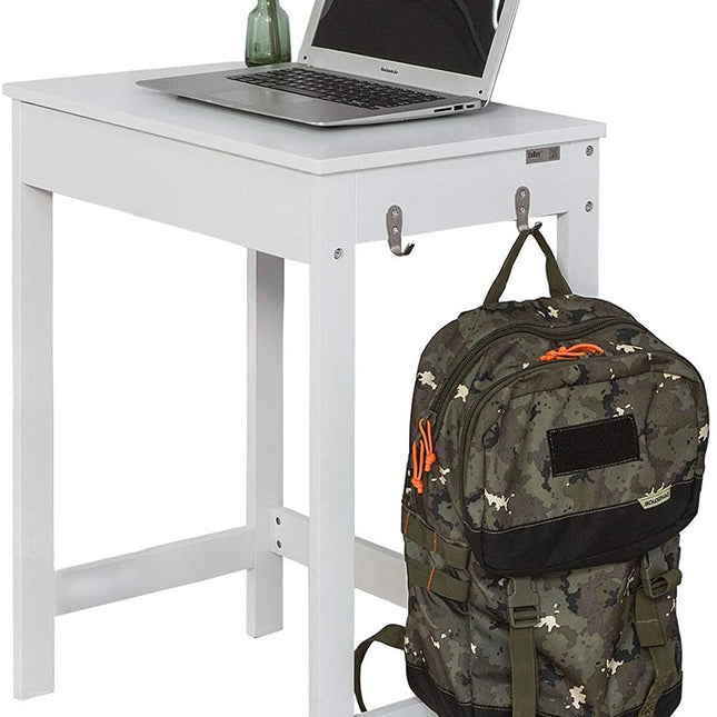 White Computer and Study Desk