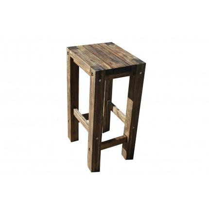 Sturdy Stool Black Brush Finish