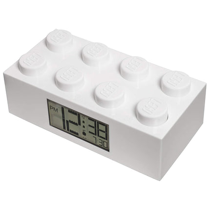 Lego Giant Brick Alarm Desk Clock White Novelty 7001026