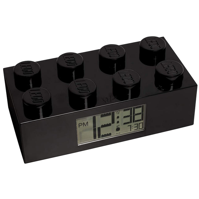 Lego Giant Brick Alarm Desk Clock Black Novelty 7001033