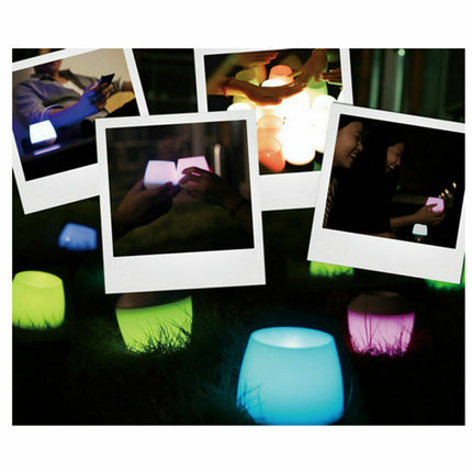 Twin Pack MIPOW PlayBulb LED Flameless Candle Night Light App Control Wedding Party