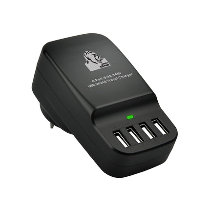 mbeat Gorilla Power 34W 4-Port USB Travel Charger (US/UK/EU/AUS)