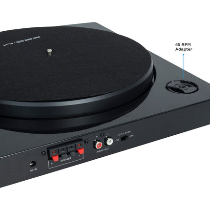 mbeat Pro-M Turntable with Bluetooth Speakers (Black)