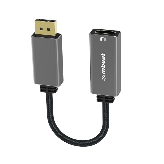 mbeat Elite Display Port to HDMI Adapter - Space Grey