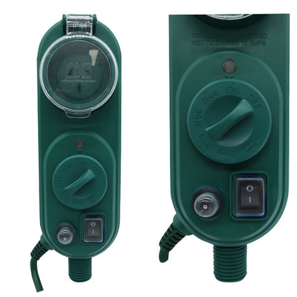 Mort Bay 3 Way Outdoor Powerboard with Timer Water Resistant 14519