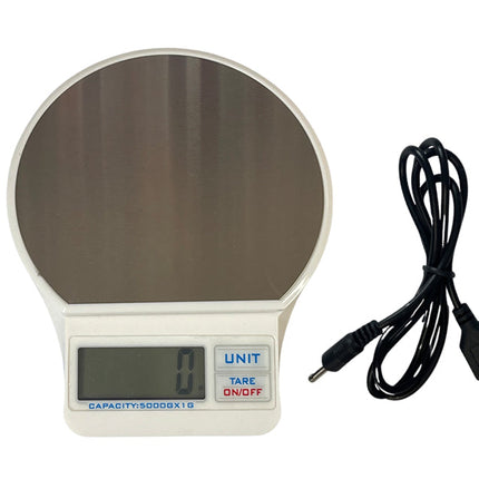 Digital Kitchen Scale Backlit LCD Display Weighing Modes Tare Function Touch Screen HY26
