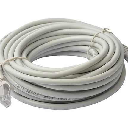 AKY CAT6A 10M METRE GREY GIGABIT NETWORK PATCH LEAD (CAT5E/CAT6)