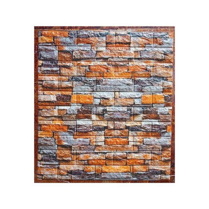 Decorative 3D Foam Wallpaper Panels Riverstone 10PCS