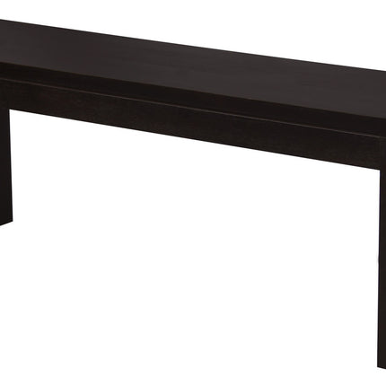Tilda Solid Mahogany Bench (Chocolate)