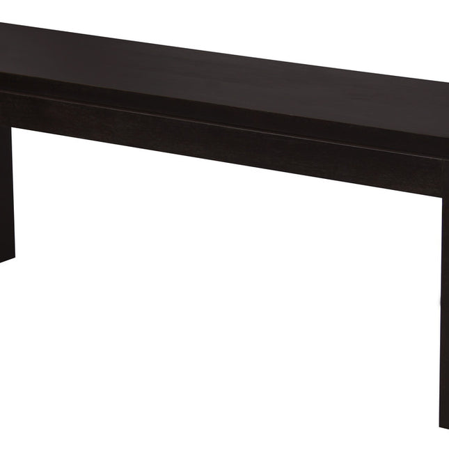 Tilda Solid Mahogany Bench (Chocolate)