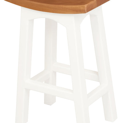 Tokyo Timber Kitchen Counter Stool H 67 cm (White Caramel)