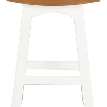 Tokyo Timber Kitchen Counter Stool H 67 cm (White Caramel)