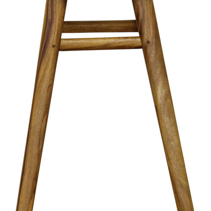 Scandinavian Timber Kitchen Counter Stool (Caramel)