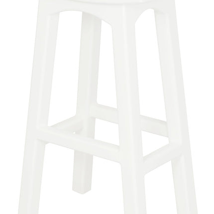 Tokyo Timber Bar Stool H 77 cm (White)