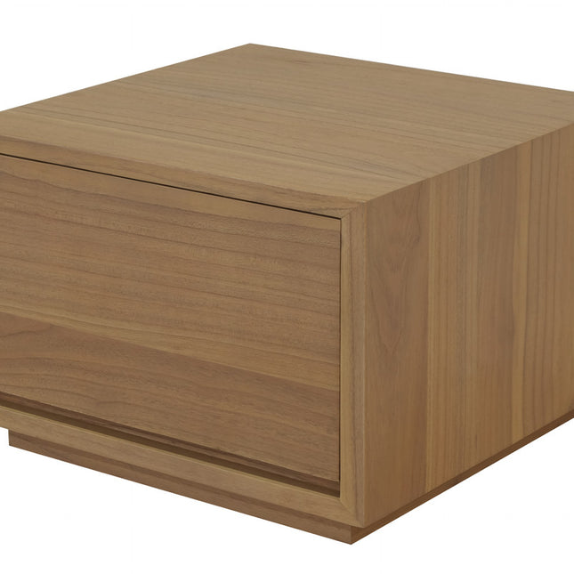 Oscar 1 Drawer Bedside Table (Natural)
