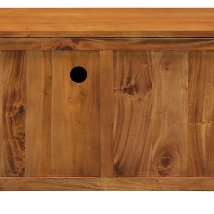 Amsterdam 2 Drawer Entertainment Unit (Light Pecan)