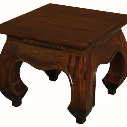 DYNASTY Opium Leg Lamp Table (Mahogany)