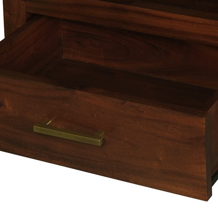 Paris 1 Drawer Lamp Table (Mahogany)